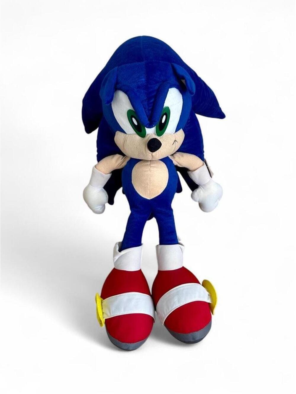 Vintage 2005 Sonic the Hedgehog 32” Jumbo Plush Toy Network SEGA w/ Hang Tag